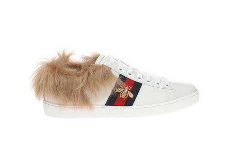 gucci ace fur|gucci coat women's.